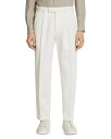 【送料無料】 ゼニア メンズ カジュアルパンツ ボトムス Pleated Pants White