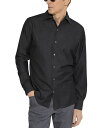 【送料無料】 ゼニア メンズ シャツ トップス Bleached Button Front Shirt Dark Grey