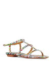 【送料無料】 アクアズーラ レディース サンダル シューズ Women's Tequila Embellished Sandals Rainbow
