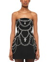 【送料無料】 シムカイ レディース ワンピース トップス Arta Bustier Mini Dress Black