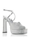 【送料無料】 ジミーチュー レディース サンダル シューズ Women's Karli 125 Platform Sandals Silver