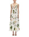 【送料無料】 オスカー デ ラ レンタ レディース ワンピース トップス Orchid Zip Front Dress White Multi