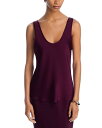 【送料無料】 アニービン レディース タンクトップ トップス Lea Silk Tank Top Bordeaux