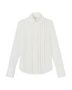 【送料無料】 ラファイエットワンフォーエイト レディース シャツ トップス Pleated Hand Beaded Pearl Blouse Cloud