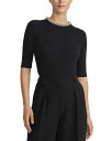 【送料無料】 ラファイエットワンフォーエイト レディース ニット・セーター アウター Wool Silk Beaded Sweater Black