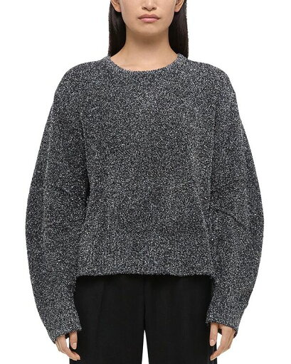 【送料無料】 ヘルムート ラング レディース ニット・セーター アウター Apex Lurex Crewneck Sweater Silver 【送料無料】 ヘルムート ラング レディース ニット・セーター アウター Apex Lurex Crewneck Sweater Silver