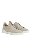【送料無料】 ゼニア メンズ スニーカー シューズ Men's Triple Stitch Sneakers Light Taupe