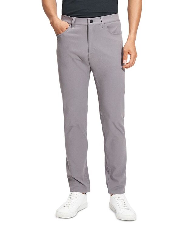 【送料無料】 セオリー メンズ カジュアルパンツ ボトムス Raffi Neoteric Twill Slim Fit Pants Soft Gray