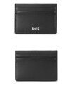 【送料無料】 ボス メンズ 財布 アクセサリー Randy Leather Card Case Black