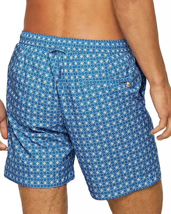 【送料無料】 オールバー ブラウン メンズ ハーフパンツ・ショーツ 水着 Bulldog Dahlia Drawstring 6" Swim Trunks River Blue