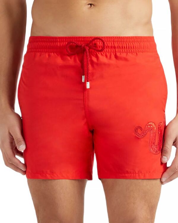 【送料無料】 ヴィルブレクイン メンズ ハーフパンツ・ショーツ 水着 Motu Printed 5.5" Swim Shorts Poppy