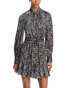 【送料無料】 ヴェロニカ ベアード レディース ワンピース トップス Zoella Paisley Button Front Dress Black Multi