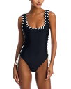 【送料無料】 シムカイ レディース 上下セット 水着 Dayton One Piece Swimsuit Black White