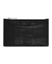 【送料無料】 バレンシアガ レディース 財布 アクセサリー Hourglass Long Coin And Card Holder Crocodile Embo...