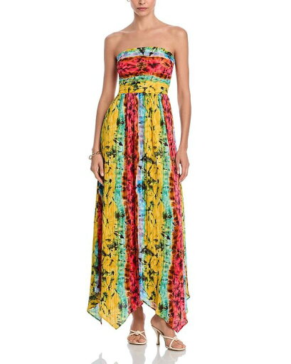 【送料無料】 レイミー ブルック レディース ワンピース トップス Printed Strapless Midi Dress - Exclusive DAISY TIE-DYE MULTI 【送料無料】 レイミー ブルック レディース ワンピース トップス Printed Strapless Midi Dress - Exclusive DAISY TIE-DYE MULTI