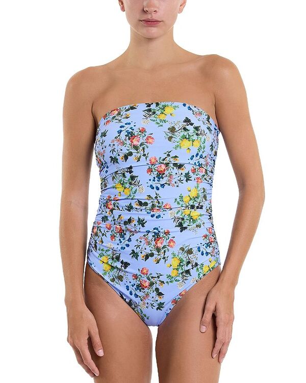 ハンキーパンキー レディース 水着 上下セット ギャザー Hanky Panky Bandeau Ruched One Piece Swimsuit Thank...