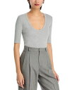 【送料無料】 ファビアナ フィリッピ レディース Tシャツ トップス Scoop Neck Tee Gray