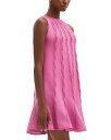 【送料無料】 オスカー デ ラ レンタ レディース ワンピース トップス Braided Tie Back Mini Dress Rosehip