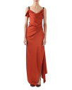 【送料無料】 ジェイソン ウー レディース ワンピース トップス Draped Cowl Neck Dress Rust