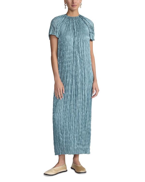【送料無料】 ラファイエットワンフォーエイト レディース ワンピース トップス Short Sleeve Plisse Dress Lagoon Green