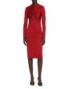 【送料無料】 ヴェルサーチ レディース ワンピース トップス Liquid Jersey Dress Lipstick Red