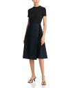 【送料無料】 ロゼッタ・ゲッティ レディース ワンピース トップス Short Sleeve Apron Combo Dress Black