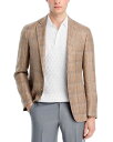 【送料無料】 カナーリ メンズ ジャケット・ブルゾン アウター Kei Plaid Unstructured Regular Fit Sport Coat Li...