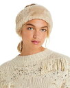 【送料無料】 アパリス レディース ヘアアクセサリー アクセサリー Eleni Faux Fur Headband Beige