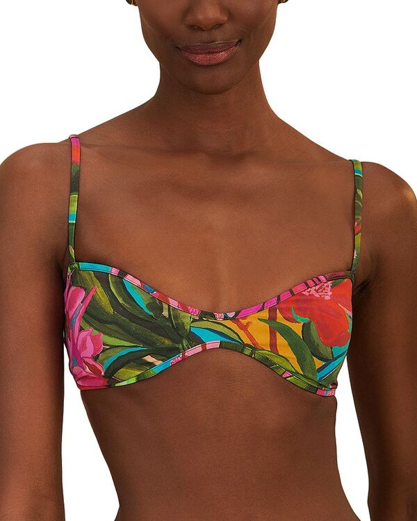 【送料無料】 ファーム レディース トップのみ 水着 Jardin De Reve Floral Print Bikini Top Jardin De Reve Multicolor