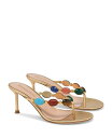 【送料無料】 ジャンヴィト ロッシ レディース サンダル シューズ Women's Shanti Thong 70 Mules Gold Tone Leathe...