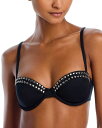 【送料無料】 シムカイ レディース トップのみ 水着 Amande Balconette Bikini Top Black