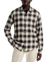 【送料無料】 ボス メンズ シャツ トップス Plaid Regular Fit Button Down Shirt Medium Grey