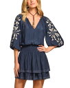 【送料無料】 レイミー ブルック レディース ワンピース トップス Devorah Balloon Sleeve Mini Dress Navy