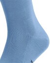 【送料無料】 ファルケ メンズ 靴下 アンダーウェア Cotton Blend Fil D'ecosse Mid Calf Socks Cornflower