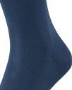 【送料無料】 ファルケ メンズ 靴下 アンダーウェア Cotton Blend Fil D'ecosse Mid Calf Socks Royal Blue
