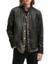 【送料無料】 オールセインツ メンズ ジャケット・ブルゾン アウター Murphy Leather Jacket Vintage Black(4)