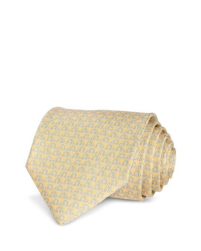 【送料無料】 フェラガモ メンズ ネクタイ アクセサリー Silk Classic Gancini Safety Pin Tie F.GIALLO 【送料無料】 フェラガモ メンズ ネクタイ アクセサリー Silk Classic Gancini Safety Pin Tie F.GIALLO