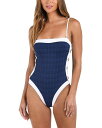 【送料無料】 ラジャンス レディース 上下セット 水着 Tory Bandeau One Piece Swimsuit Marine