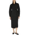 【送料無料】 マックスマーラ レディース ワンピース トップス Agrume Long Sleeve Wrap Dress Black