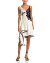 【送料無料】 スリーワンフィリップリム レディース ワンピース トップス Liquid Satin Sleeveless Slip Dress Ivory/Bl...