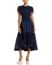 【送料無料】 スリーワンフィリップリム レディース ワンピース トップス Broderie Anglaise Grid Tulip Dress Navy