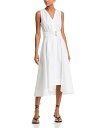 【送料無料】 スリーワンフィリップリム レディース ワンピース トップス Sleeveless V Neck Belted Midi Dress White