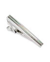 【送料無料】 リンクアップ メンズ ネクタイ アクセサリー Abalone Strip Short Tie Bar Grey