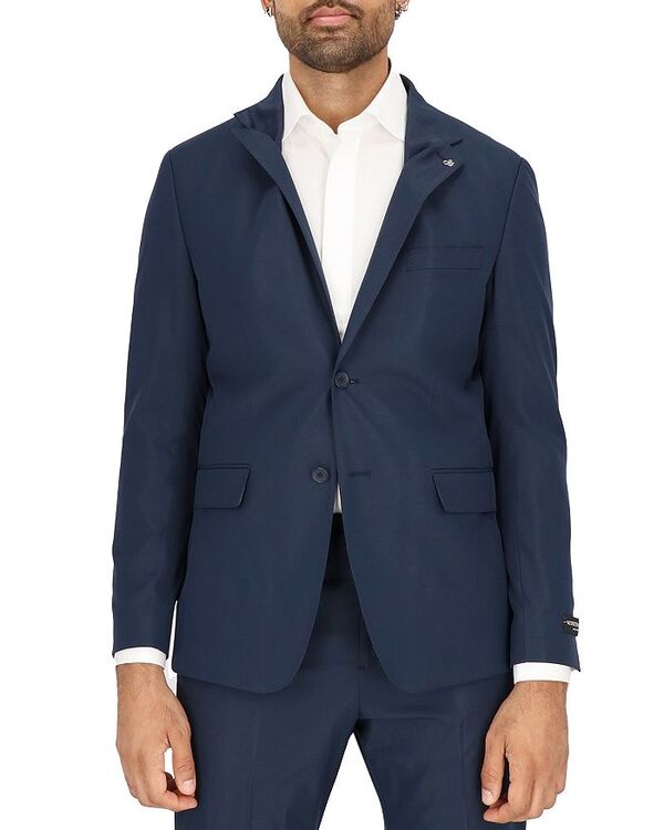 【送料無料】 スコッチアンドソーダ メンズ コート アウター Tech Stretch Sportcoat Navy Plain