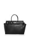 【送料無料】 ジミーチュー レディース トートバッグ バッグ Diamond Belted Leather Tote Black/Antique