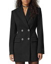 【送料無料】 ヴェルサーチ レディース ジャケット・ブルゾン アウター Open Back Double Breasted Jacket Black