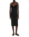 【送料無料】 ヴェルサーチ レディース ワンピース トップス Liquid Crystal Cocktail Dress Black