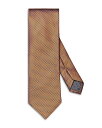 【送料無料】 エトン メンズ ネクタイ アクセサリー Geometric Silk Tie Orange(4)