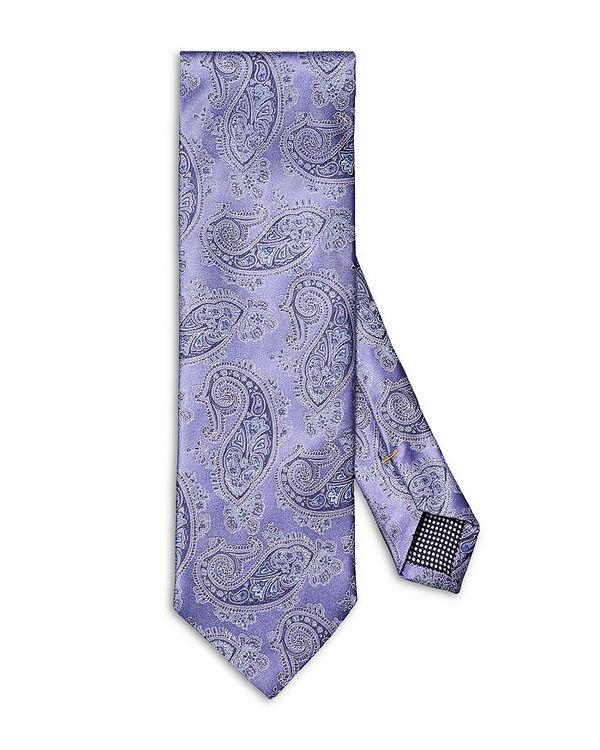 【送料無料】 エトン メンズ ネクタイ アクセサリー Paisley Silk Tie Purple