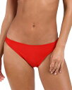 【送料無料】 ラジャンス レディース ボトムスのみ 水着 Jean Shimmer Scoop Front Bikini Bottom Rouge